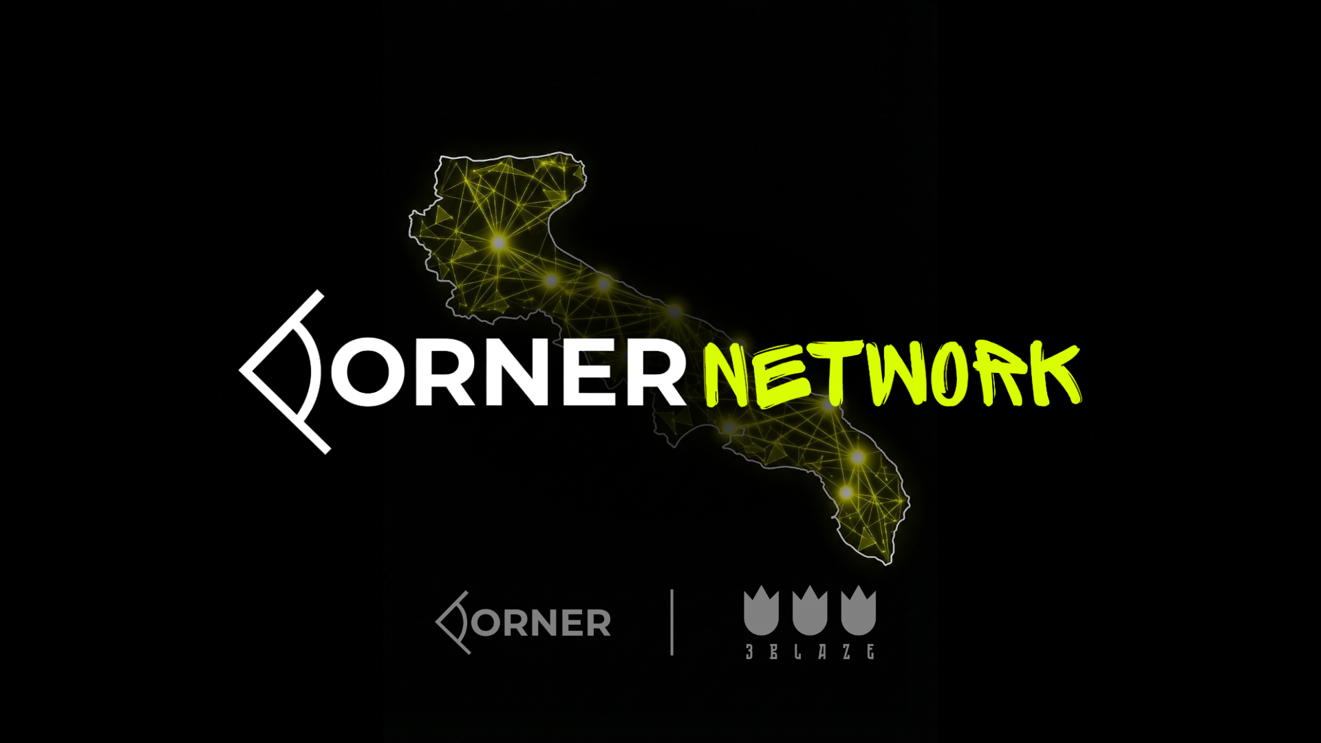 3Blaze firma l’architettura digitale e l’identità visiva del nuovo “Corner Network”